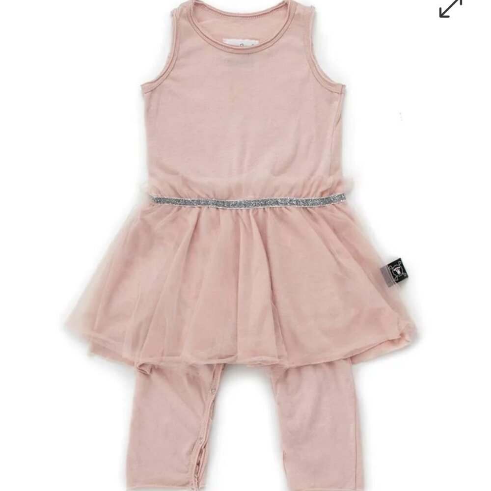 Nununu Never Worn Baby Girls Tulle Romper size 6-12 months